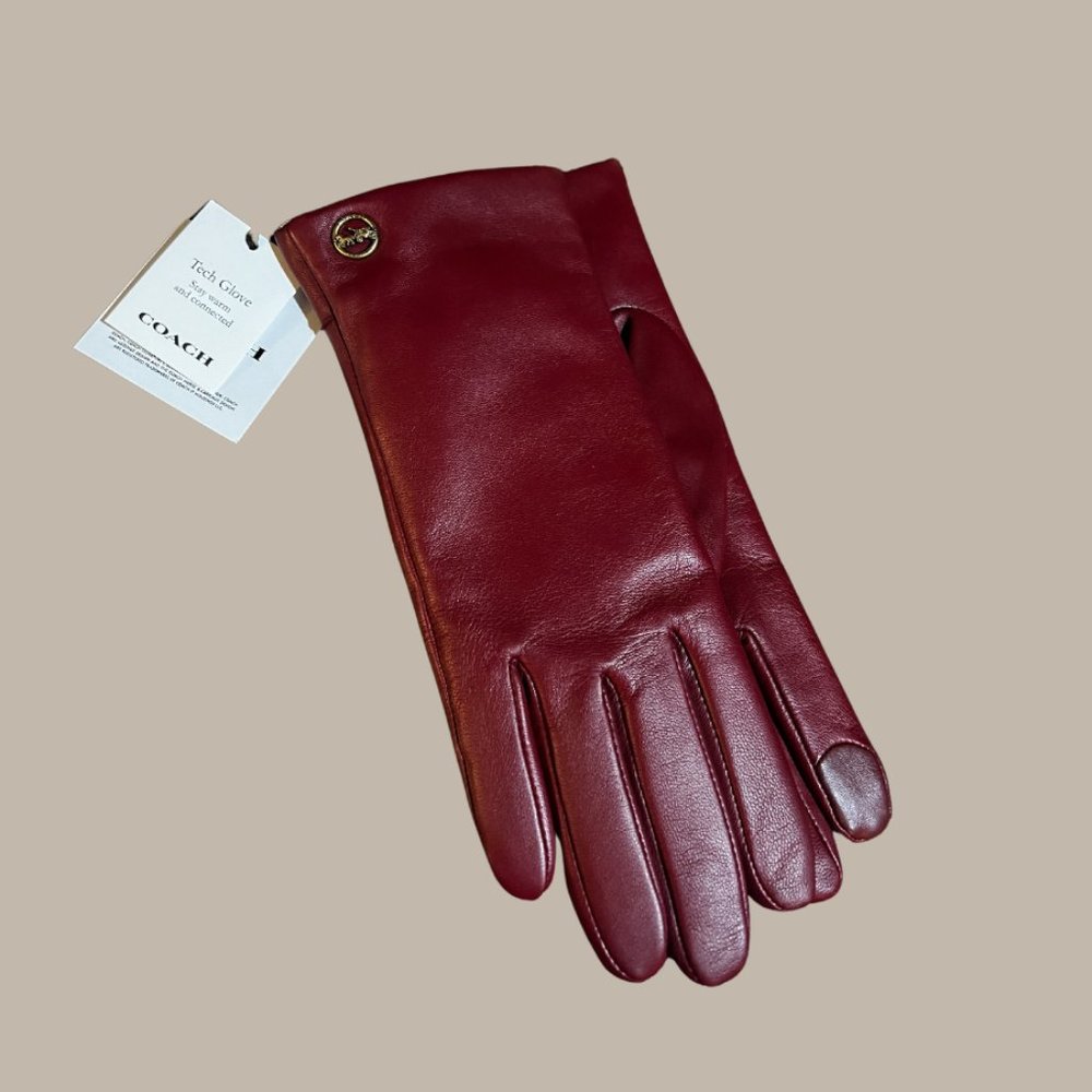 Coach Leather Gloves